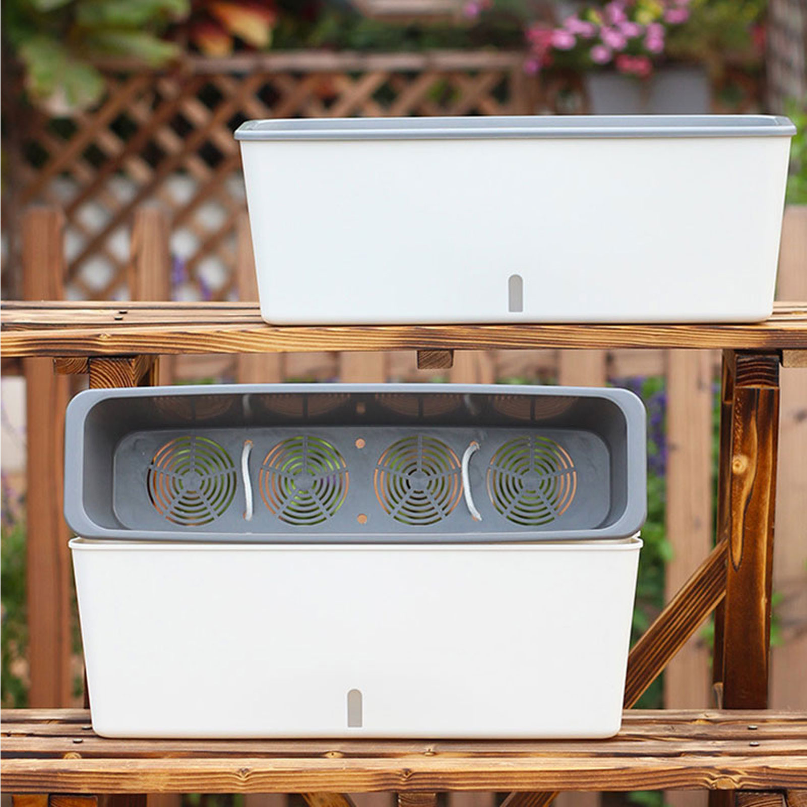 Self Watering Insert - Fioriera autoirrigante con pratico indicatore del
