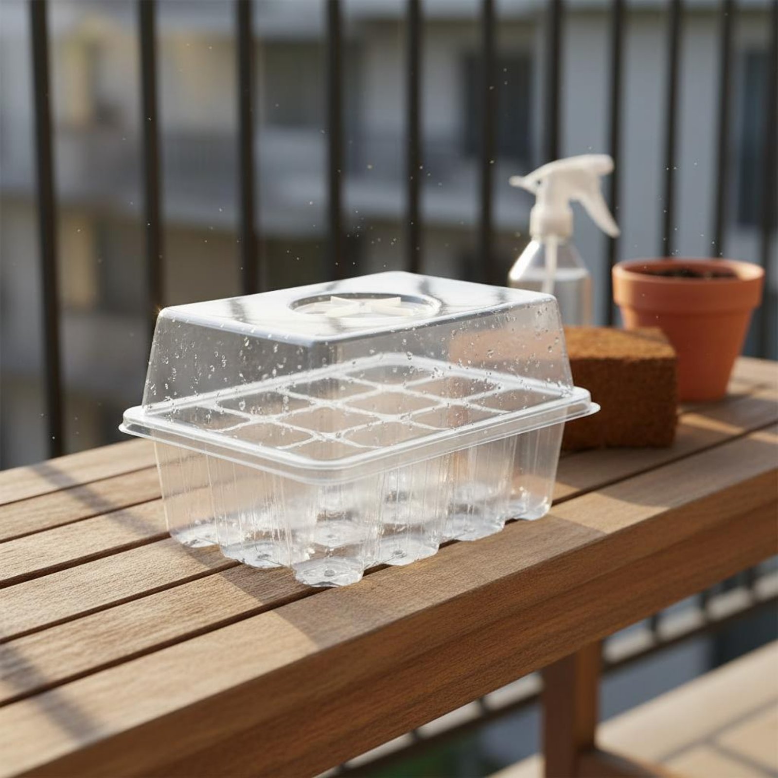 Humidity Dome Kit - Vassoio per Germinazione a 12 Scomparti