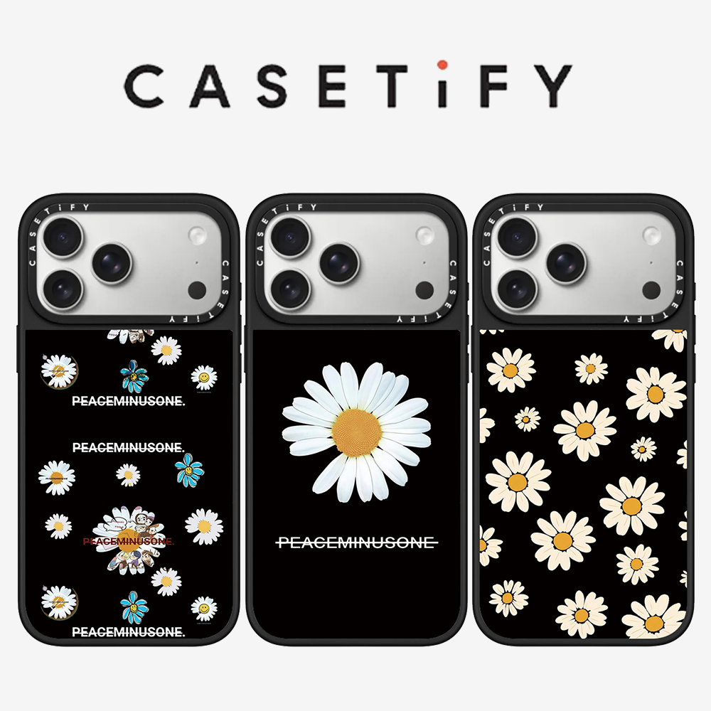 Peat Pellet Tray - CASETiFY PEACEMINUSONE Serie Daisy Custodia Protettiva