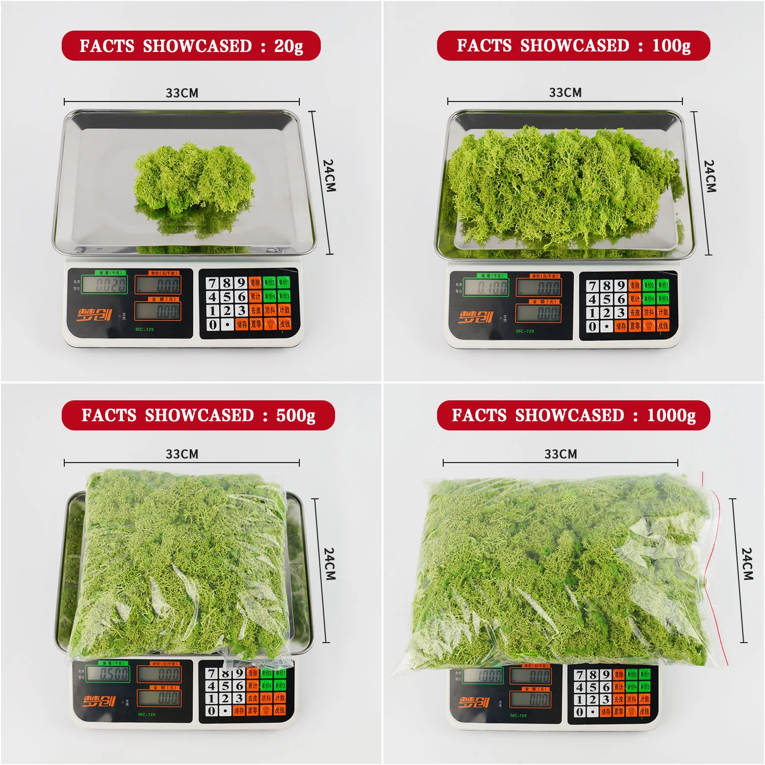 20-200g Piante verdi artificia - Sphagnum Moss Dry recensione e prezzo