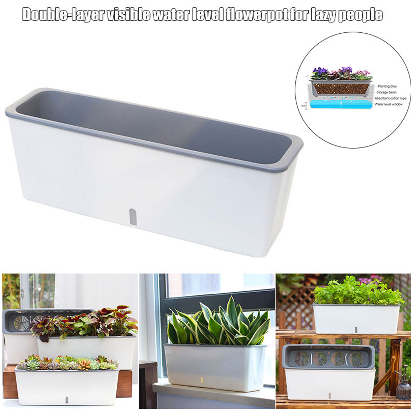 Fioriera autoirrigante con pra - Self Watering Insert recensione e prezzo