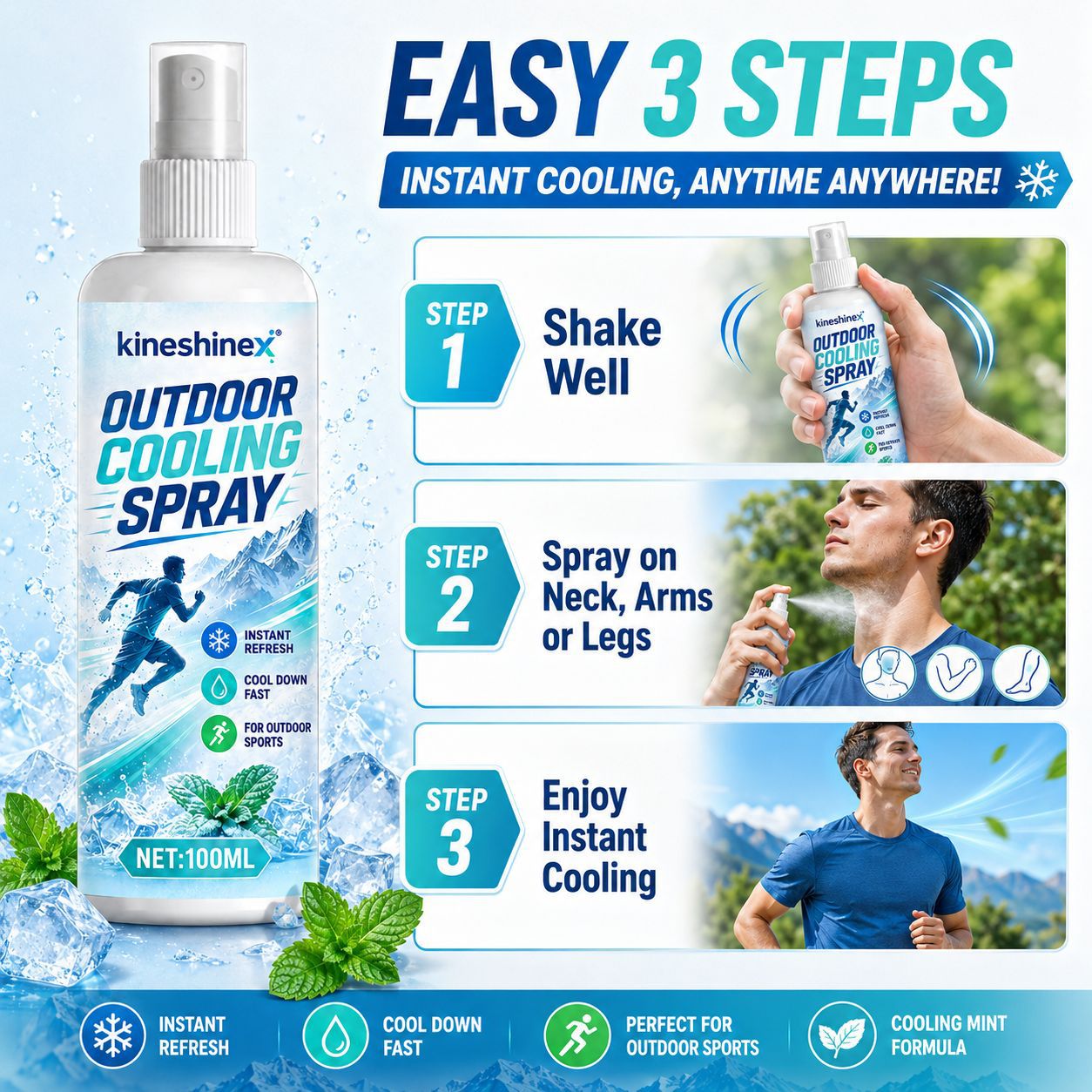 Spray Rinfrescante per Esterni - Misting Bottle Fine recensione e prezzo