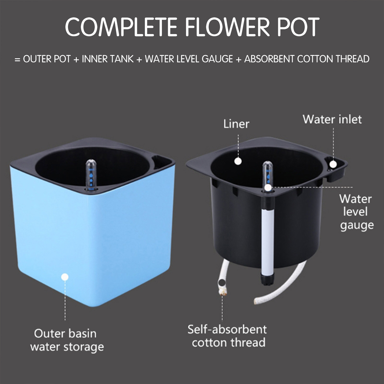 Piante da fiori con irrigazion - Self Watering Insert recensione e prezzo