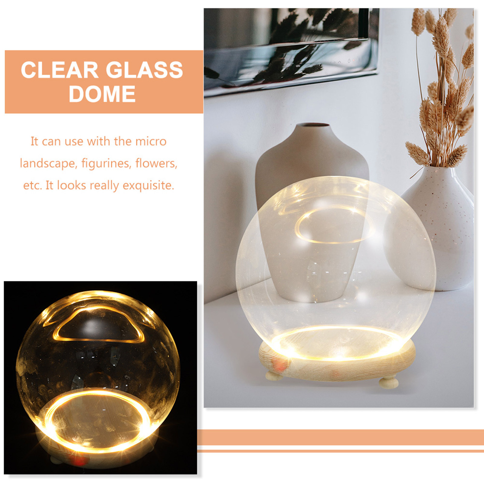 Cupola in Vetro Trasparente pe - Plastic Dome Clear recensione e prezzo