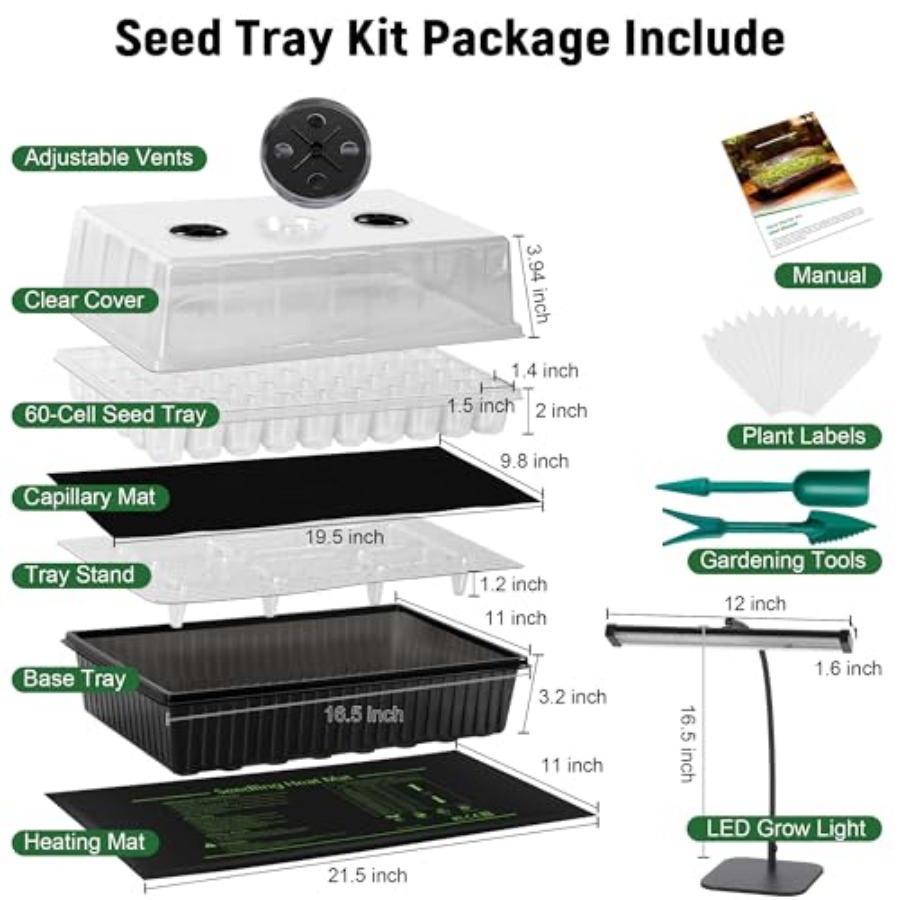 Kit di Germinazione Semi a 60  - Humidity Dome Kit recensione e prezzo
