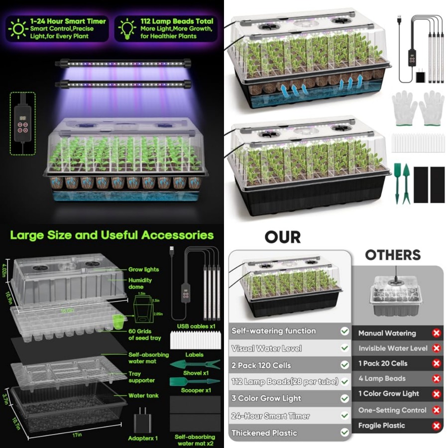 Vassoio per Semina Autoirrigan - Humidity Dome Kit recensione e prezzo