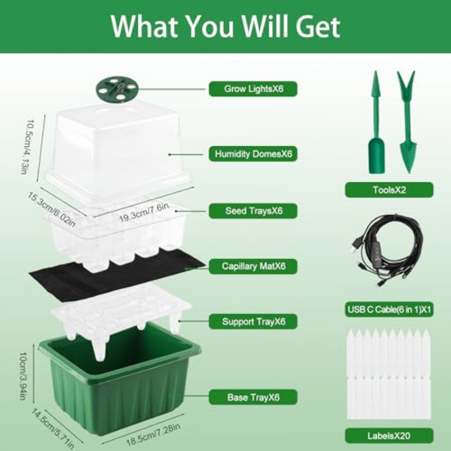 Kit di Avviamento per Semi con - Humidity Dome Kit recensione e prezzo