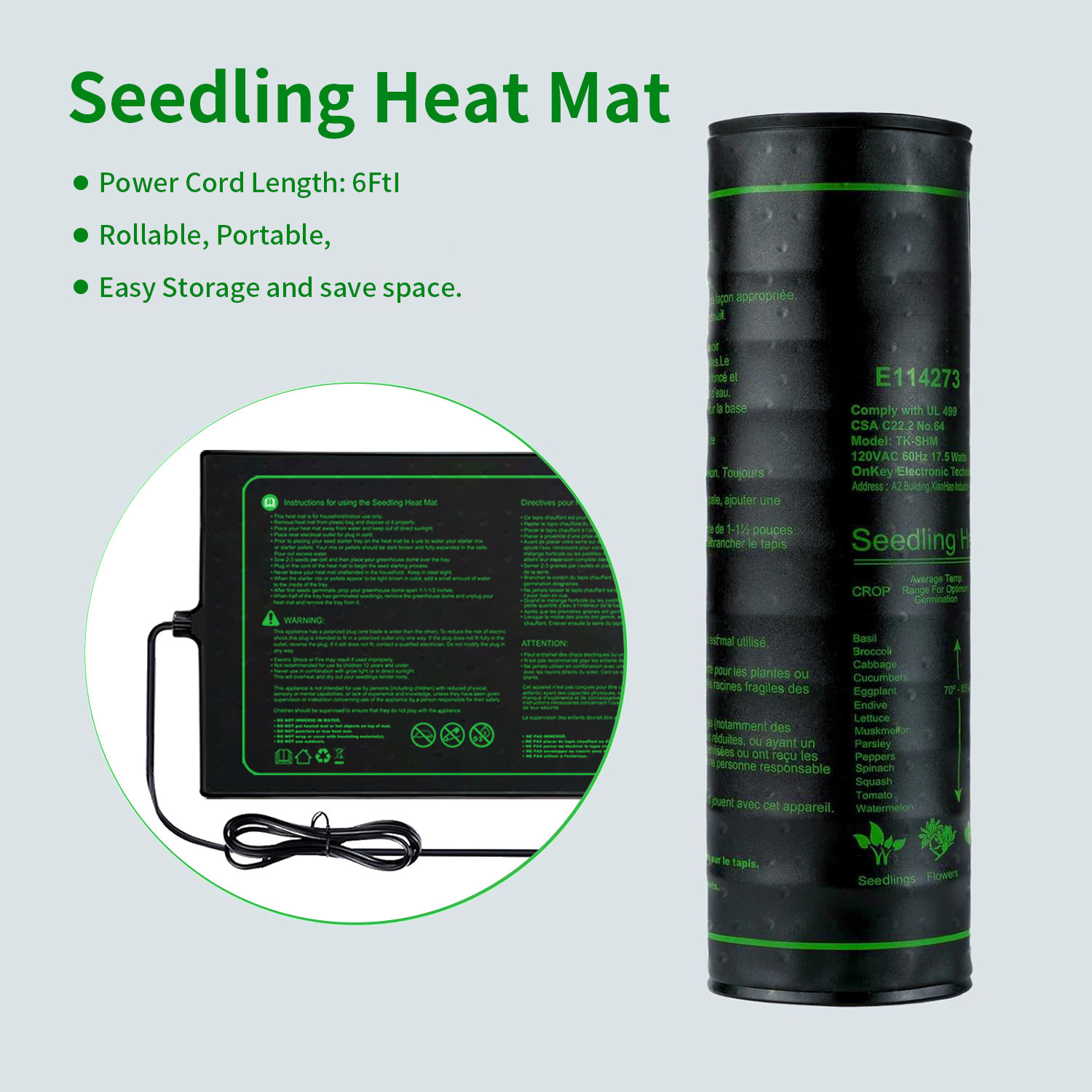 Tappetino riscaldante per pian - Heat Mat Seedling recensione e prezzo