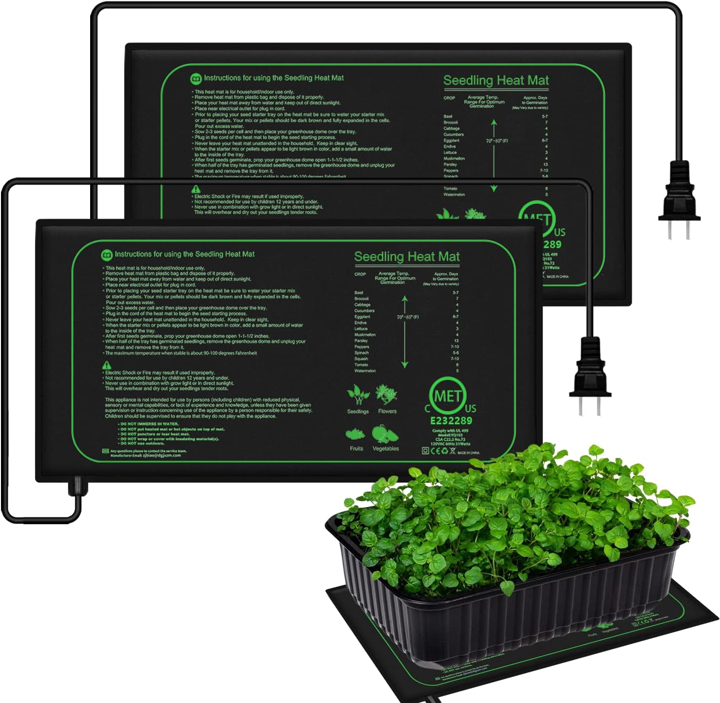 10/25/50 CENTIMETRI Piantina T - Heat Mat Seedling recensione e prezzo