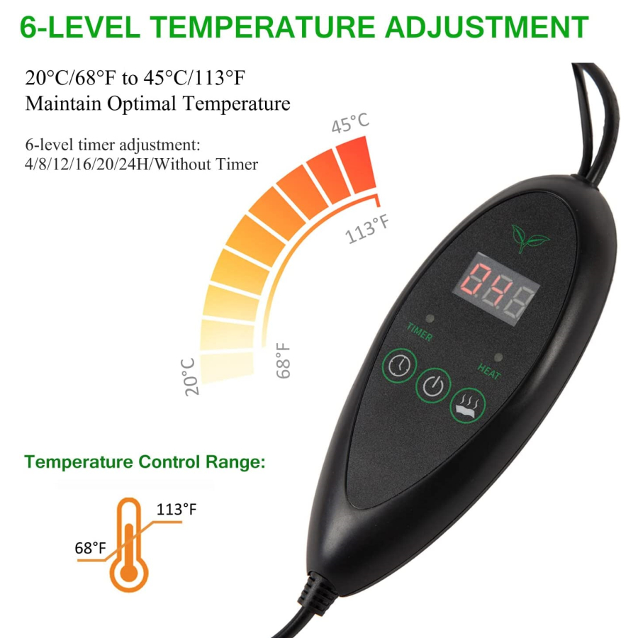 3 dimensioni aggiornamento tap - Heat Mat Seedling recensione e prezzo