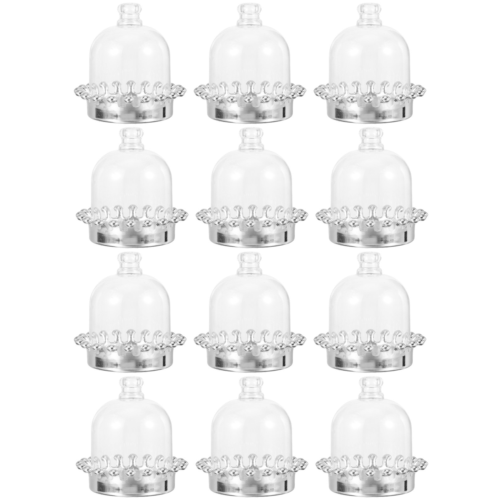 12 Pezzi di Supporti per Torte - Plastic Dome Clear recensione e prezzo