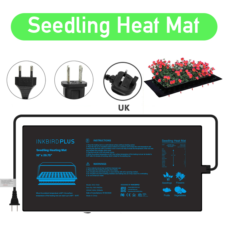 20.75x10CM EU/US/UK/AU Plug Se - Heat Mat Seedling recensione e prezzo